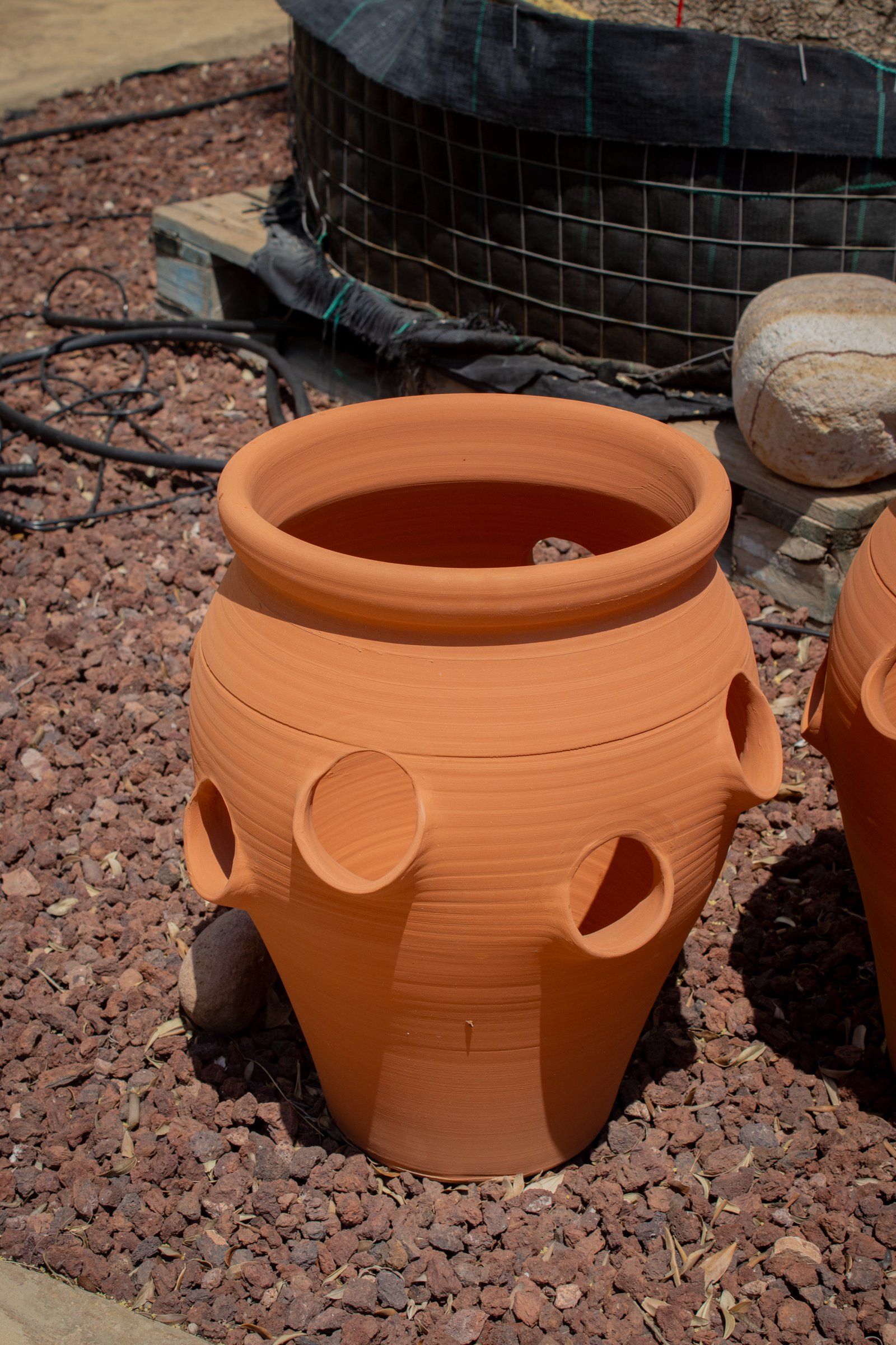 Maceta de Barro y Cerámica - Vista 3