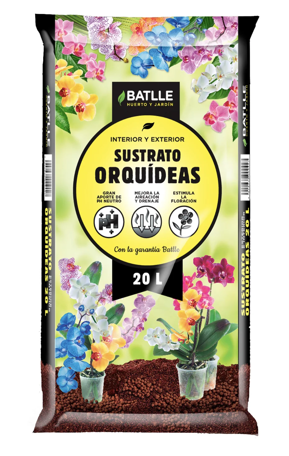 Sustrato Orquídeas BATLLE